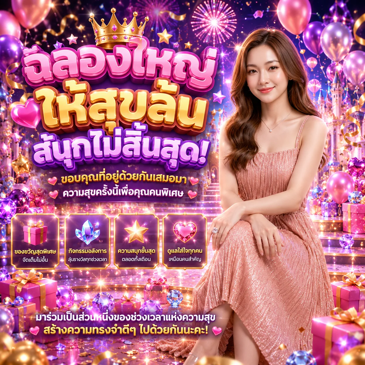 หน้าจอเกม Lucky Neko แมวกวักโชคดี PG SLOT